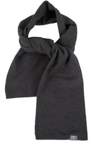 2Stoned Schal Classic Scarf für Herren und Jungen 165 cm lang und 20 cm breit, aus Baumwolle und Polyacryl grau