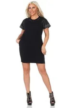 Diesel Shirtkleid D-Rebe ABITO Damen Kleid Sweatkleid schwarz