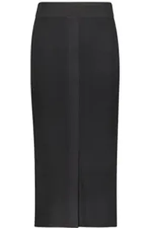 Second Female Midirock Damen Midirock MENTHINA (1-tlg) schwarz XS