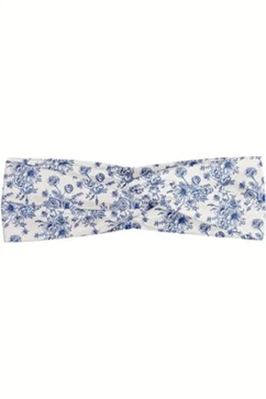 Abakuhaus Stirnband Elastisch und Angenehme alltags accessories Windröschen Blaue Blumen Corsage blau