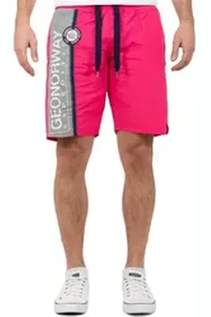 Geographical Norway Badehose Herren Badehose baqweenishi Men mit besonderem Look rosa S