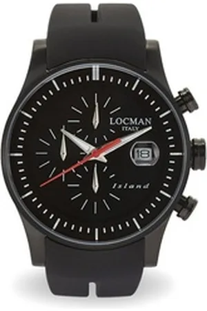 Locman Italy Chronograph schwarz