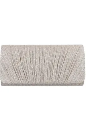 Ital-Design Schultertasche Kleine, Damentasche clutch schultertasche in Champagner beige