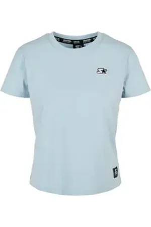 Starter Black Label Kurzarmshirt Black Label Damen Ladies Essential Tee (1-tlg) blau L