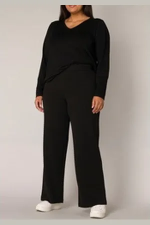 Base Level Treggings Arah mit elastischem Bund schwarz 44
