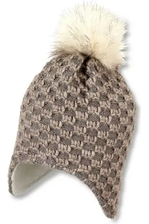 Sterntaler ® Strickmütze Inka-Mütze Rautenmuster (1-St) braun 49 cm