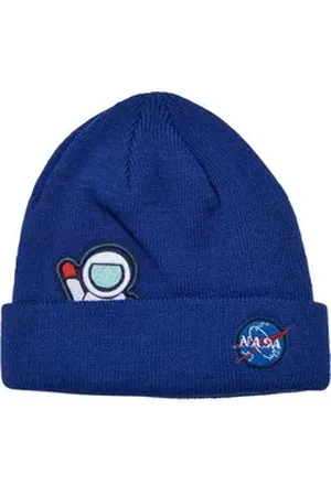 Mister Tee MisterTee Beanie MisterTee Unisex NASA Embroidery Beanie Kids (1-St) blau S/M