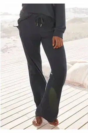 QS by s.Oliver Sweatpants (1-tlg) Sweathose mit seitlichen Taschen, Loungewear blau 32/34