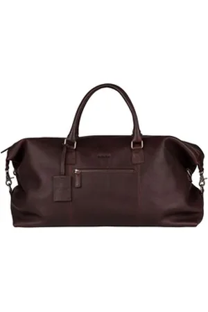 Burkely Reisetasche Weekender, aus echtem Leder braun