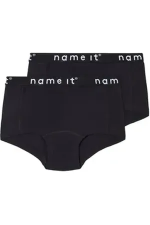 NAME IT Hipster NKFHIPSTER (Sparpack, 2-St., 2 er Pack) formstabil schwarz 122-128