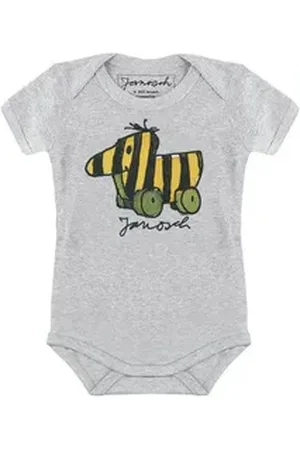 LOGOSHIRT Body Janosch - Tigerente mit lizenziertem Print grau 50/56