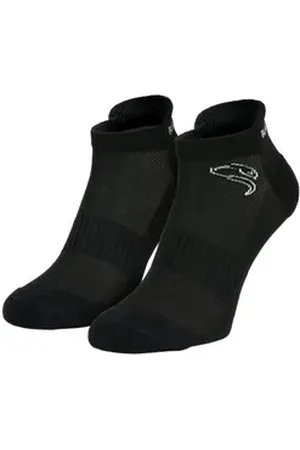 Black Snake Sportsocken Komfortable Unisex-Laufsocken mit Polsterung und Kompression – 2er Set (2-Paar) schwarz 39/42