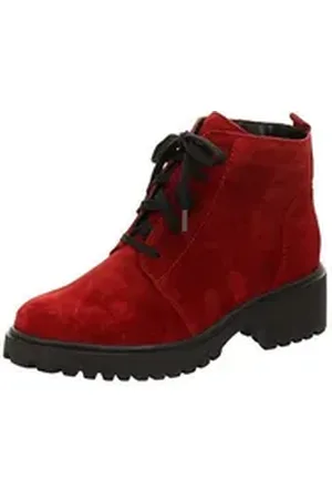 Waldläufer Waldläufer Schnür-Stiefeletten für Damen in rot rot Schnürstiefelette (1-tlg) rot 36 EU