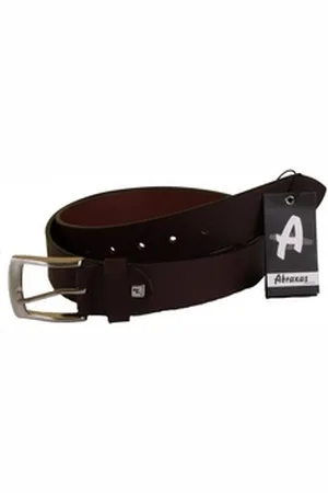 ABRAXAS Ledergürtel braun 120cm