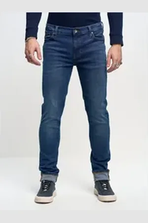 Big Star Slim-fit-Jeans RONAN normale Leihöhe blau 44