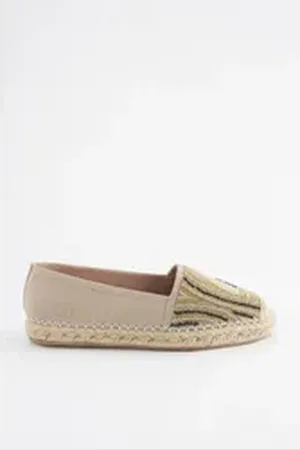 Next Forever Comfort® Espadrilles mit Perlenbesatz Espadrille (1-tlg) silberfarben 39 EU
