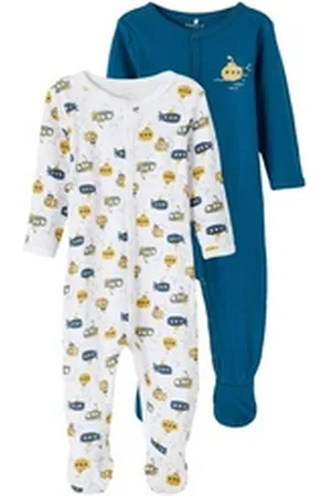 NAME IT Schlafoverall NBMNIGHTSUIT 2P W/F LEGION BLUE blau 56