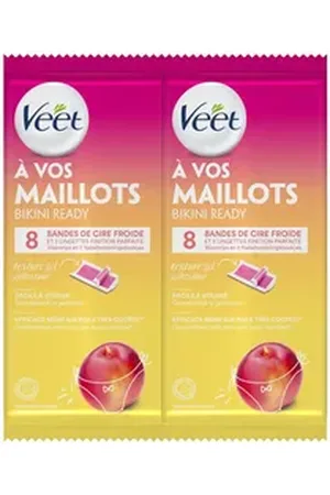 Veet Kaltwachsstreifen Bikini Ready Underarm Control 1x, 16 St.