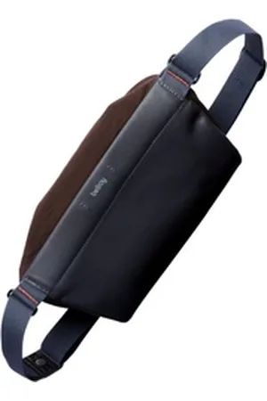 Bellroy Bauchtasche Sling Mini Premium, ökologisch-zertifiziertem Premiumleder, Erweiterbare Seitenfalte braun