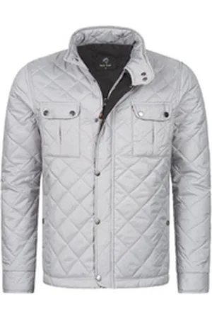 rock creek Steppjacke Herren Steppjacke Übergangsjacke H-347 grau S