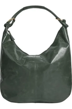 Bruno Banani Shopper, echt Leder grün