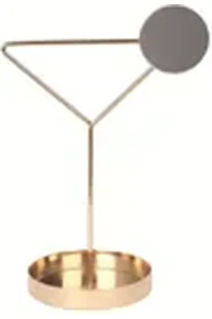 Doiy Schmuckständer Schmuckhalter Cocktail (Ablage, 1 St., Metall, Spiegel), ca. 18 x 11 x 26 cm, Spiegel ca. Ø 6 cm