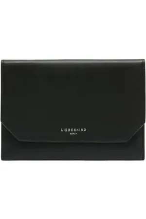 liebeskind Clutch Pouch, aus echtem Leder schwarz