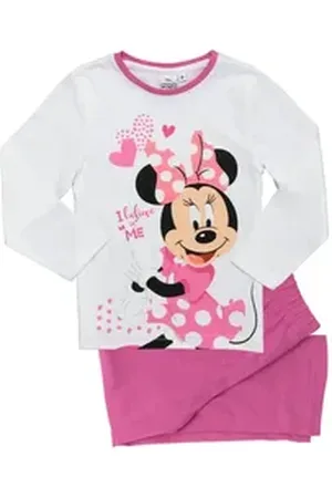 Disney Pyjama mit Glitzer rosa 128