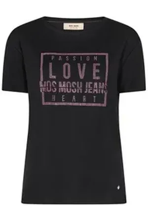 Mos Mosh T-Shirt Damen T-Shirt CIARA (1-tlg) schwarz S