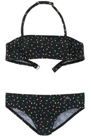 Buffalo Bandeau-Bikini Candy Kids mit Streusel-Druck schwarz 158/164