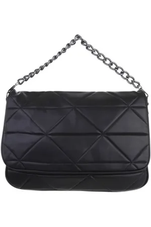 Ital-Design Schultertasche Große, Damentasche Handtasche schwarz