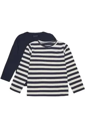 Minymo Langarmshirt ENFANT - ENT-Shirt LS - 230340 Langarmshirt mit Print weiß 110