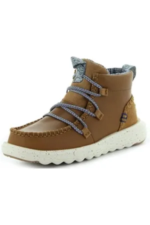 Hey dude Reyes Schnürstiefelette unisex Wechselfussbett braun 37 EU
