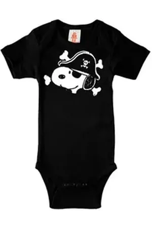 LOGOSHIRT Body mit niedlichem Snoopy-Print schwarz 86/92