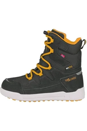 TROLLKIDS Finnmark Winterstiefel Wasserdicht gelb|schwarz 33 EU