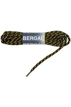 Bergal Schnürsenkel Bergschuhsenkel für Trekkingschuhe gelb|schwarz 120 cm