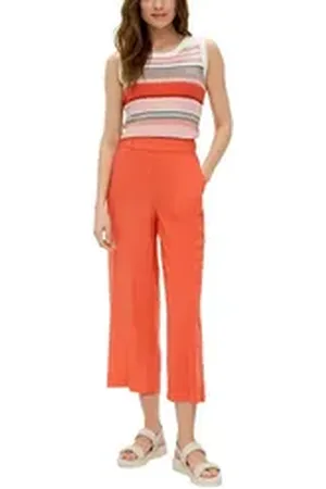 QS by s.Oliver Culotte mit Gummibund und Eingrifftaschen rot 36
