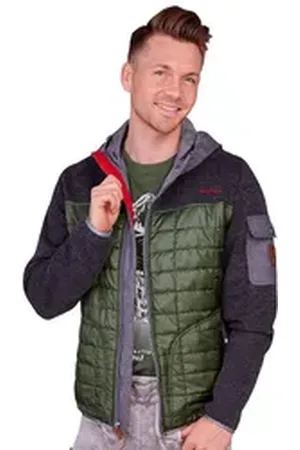 Almgwand Outdoorjacke Steppjacke Herren - HEHLENKOPF - oliv/shadow 58