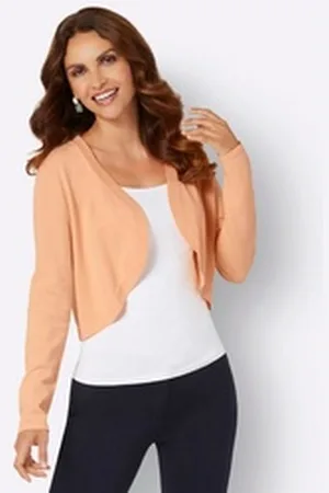 WITT WEIDEN Strickjacke Strickbolero orange 48