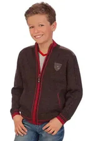 SPIETH & WENSKY Trachtenjacke Trachtenjacke Kinder - WAL - braun, natur braun 110/116