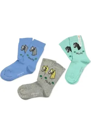 Camano Langsocken CA3814 (Packung, 3-Paar, 3 Paar) Kinder Mädchen Socken, Baumwolle, Kindersocken bunt