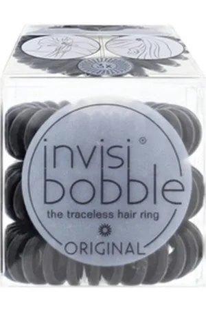 invisibobble Spiral-Haargummi Original True Black 3 Spirale Haargummis schwarz starker