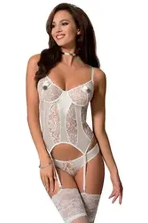 Avanua Corsage AV Maxime Corset ecru - (L/XL) bunt