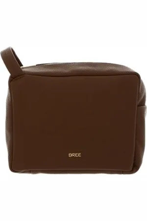 Bree Kulturbeutel Mia SLG braun M | 17 cm x 14 cm x 9 cm