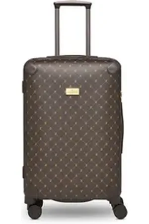 Lazarotti Hartschalen-Trolley Palermo, 4 Rollen, Polypropylen, PVC braun