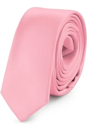 Ladeheid Krawatte Herren Schmale Krawatte SP-5 (150cm x 5cm) (Set, 1-St) rosa