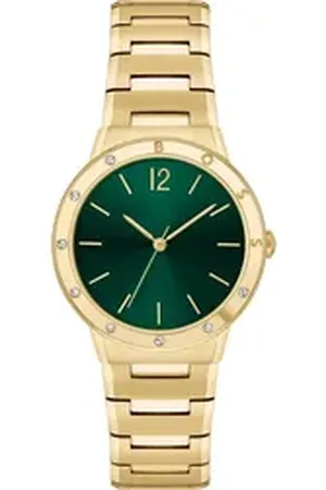 HUGO BOSS Quarzuhr BREATH 1502649, Damenuhr, Armbanduhr, analog, Edelstahlarmband goldfarben