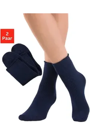 Lavana Thermosocken (Packung, 2-Paar) mit flauschiger Innenseite blau 39-42