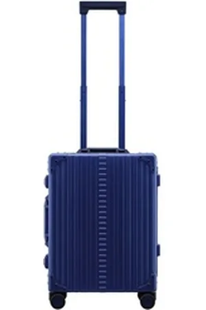 Aleon Handgepäck-Trolley Traveler, 4 Rollen, Aluminium blau