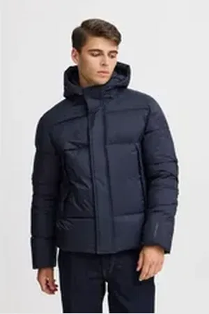 Casual Friday Winterjacke CFAUSTIN short puffer jacket gemütliche Puffer jacket blau L